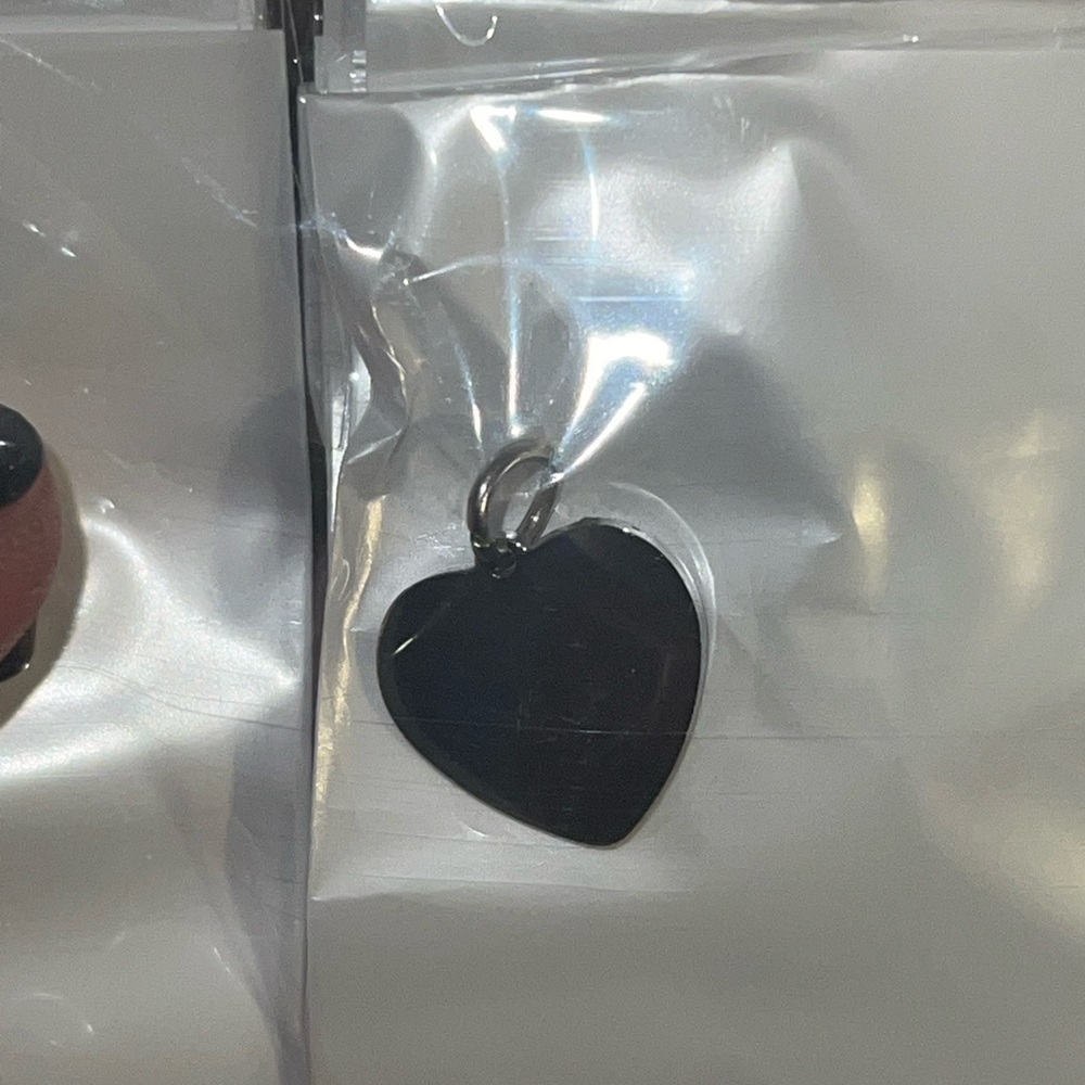 Plunder Silver Heart Pendant Necklace Charm